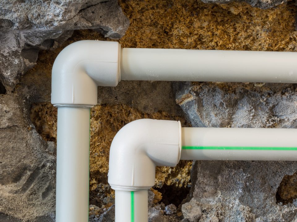 Home sewer system pipes