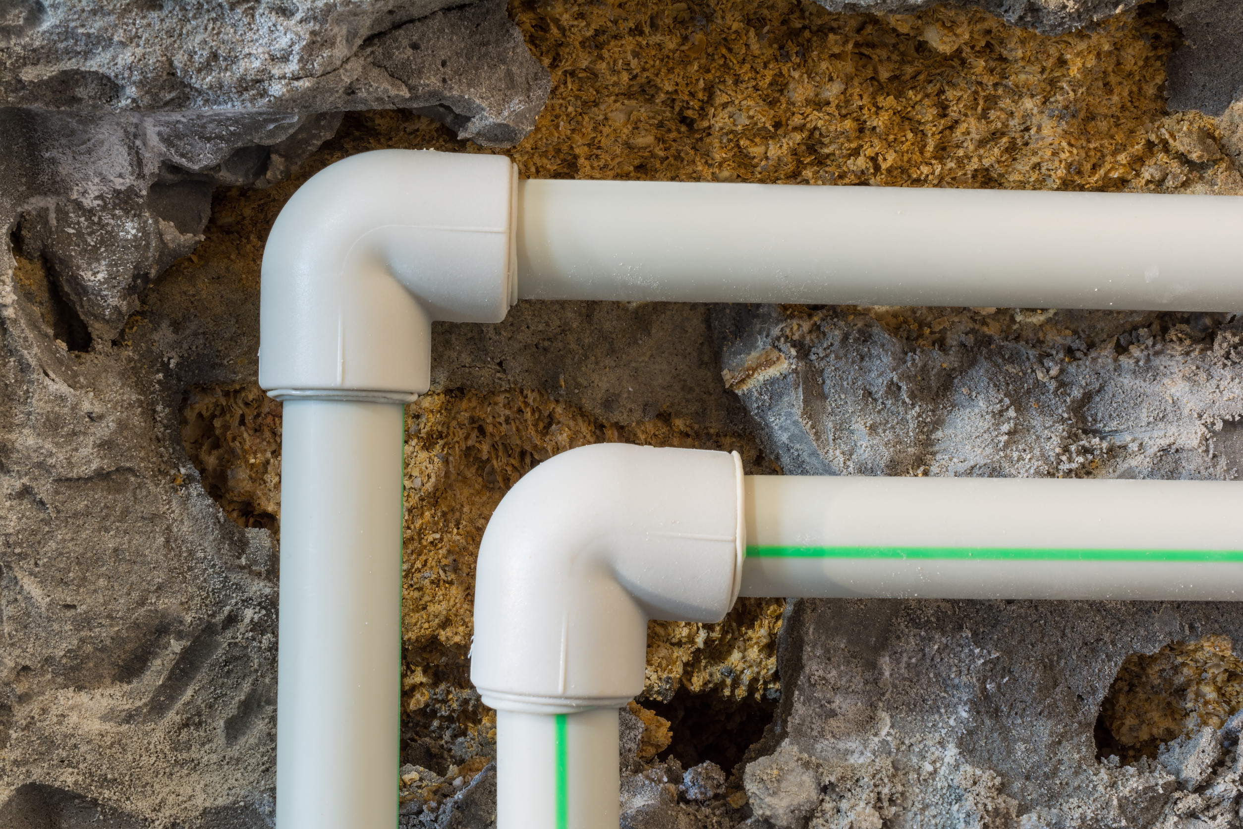 Home sewer system pipes